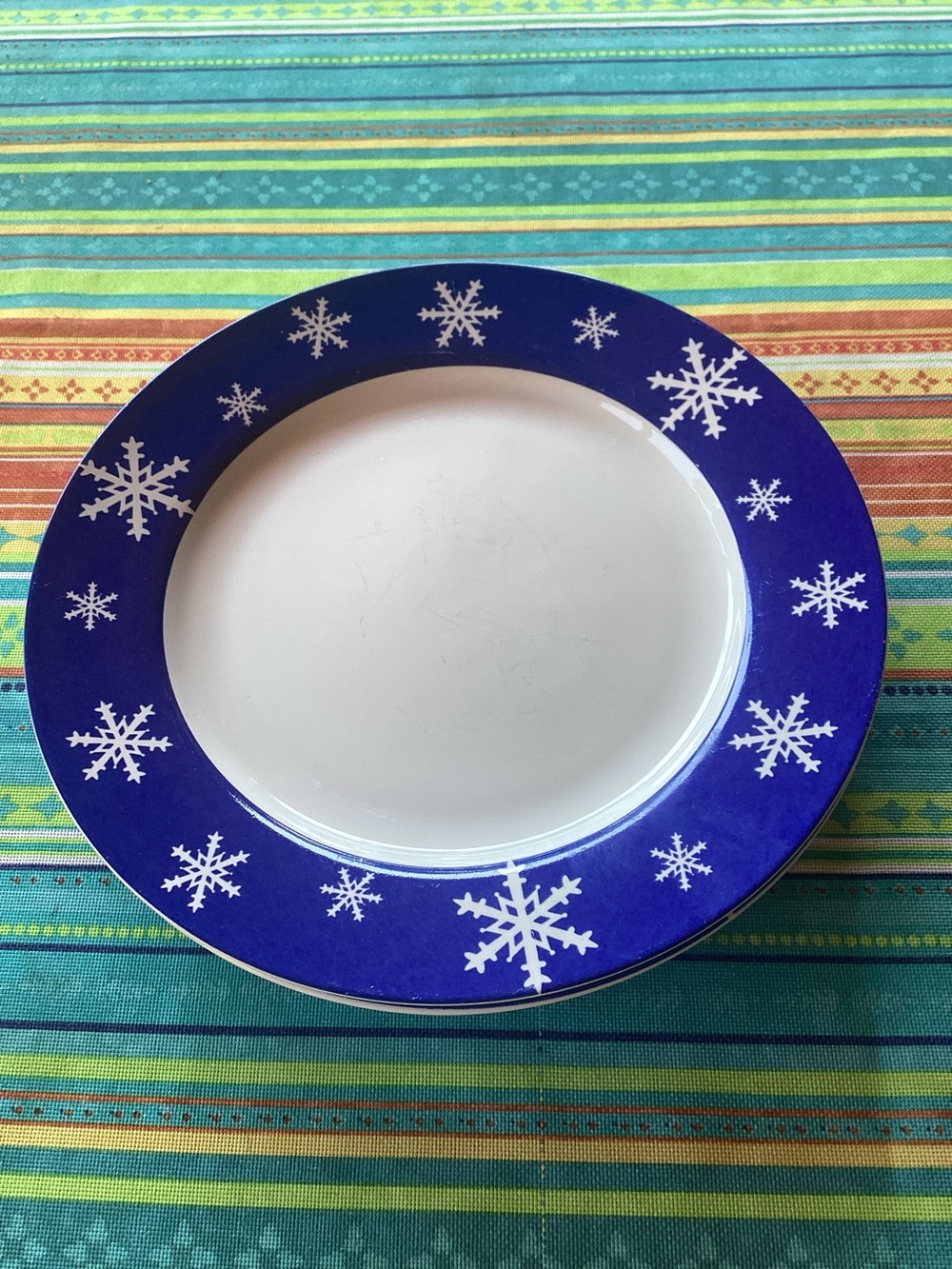 Frosty Friends Vintage Salad/Dessert Plates - set of 3
